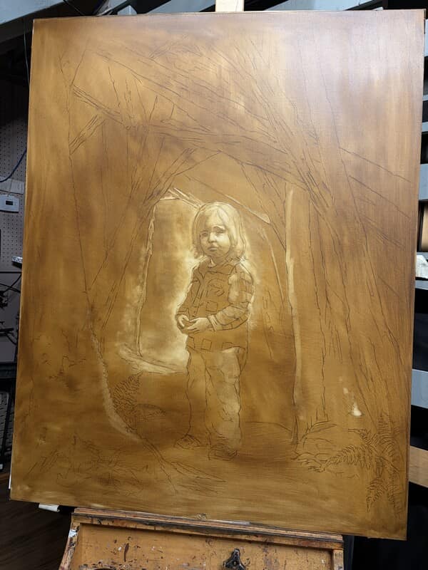 Love Portrait Commission, stage 3